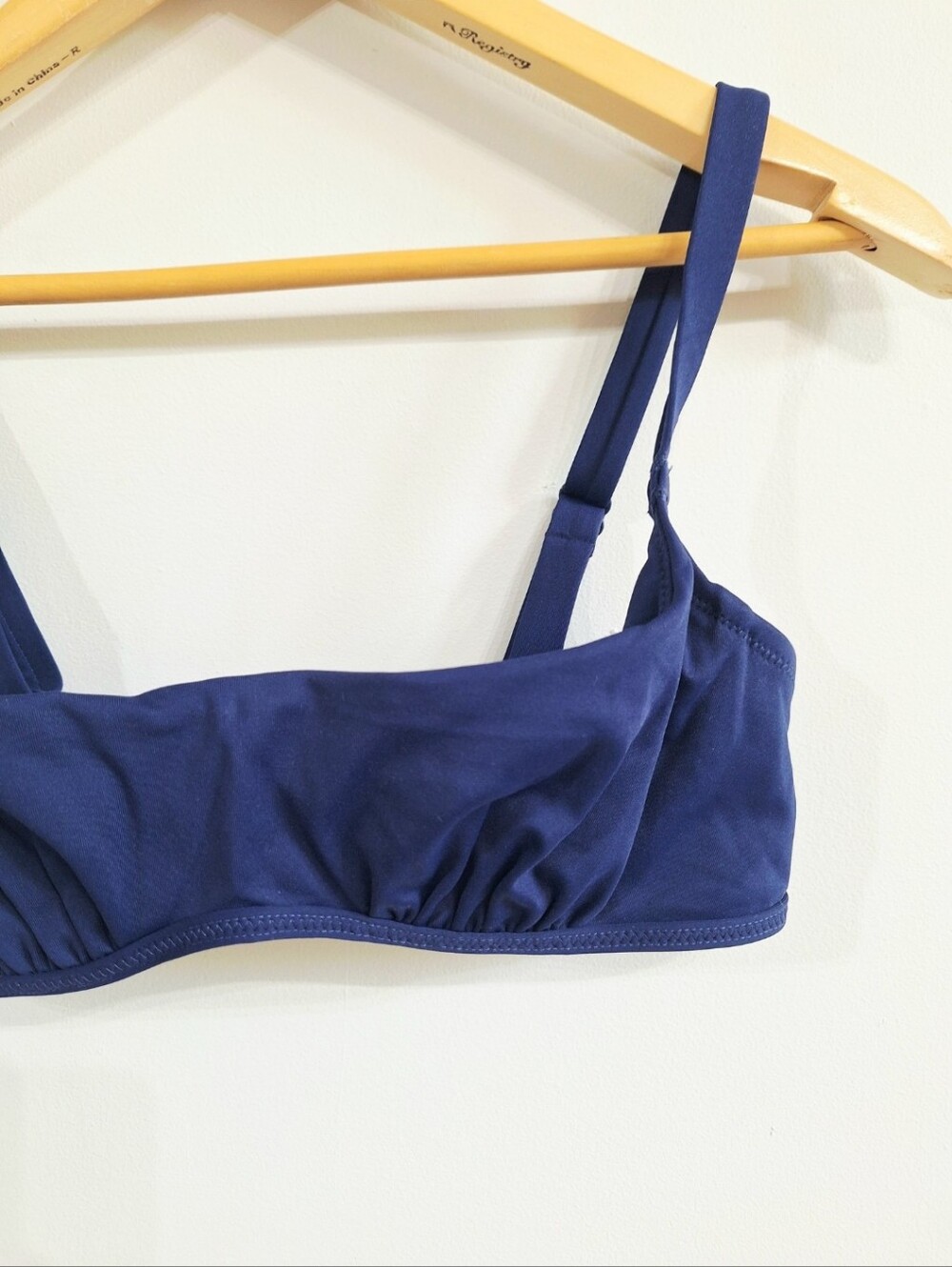 SKIMS Sculpting Swim Ruched Bikini Set Midnight Navy Top S Bottom M - Picture 3 of 10